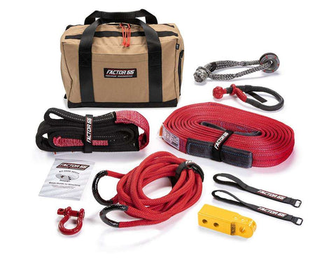 Factor 55 00494-03 Vehicle Recovery Kit Hemmingway Includes 1 Yellow Crosby Shackle