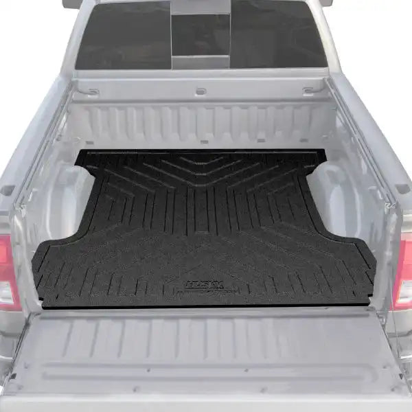 Husky Liner 16004 Bed Mat Direct-Fit Without Raised Edges Black Rubber Tailgate 