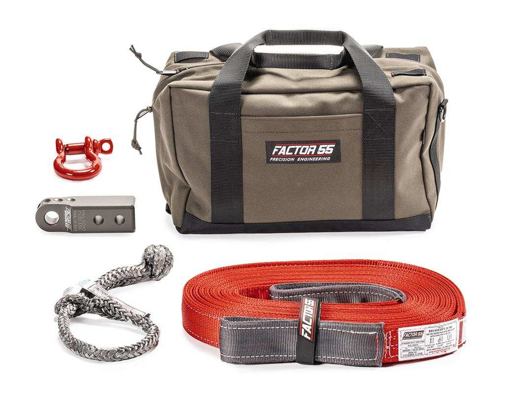 Factor 55 00485-06-MEDIUM Vehicle Recovery Kit Owyhee Includes 1 Red HitchLink 2.0/