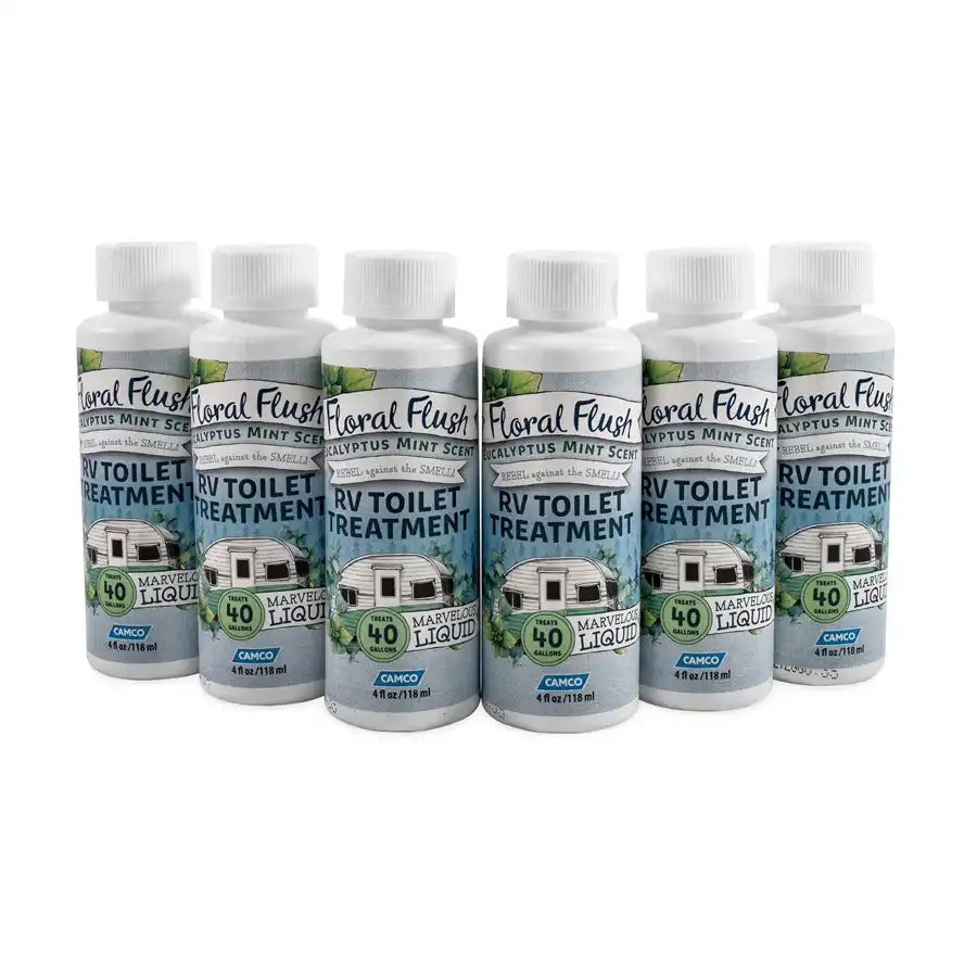 Camco 41482 Waste Holding Tank Treatment Floral Flush Biological Treatment Used To Break Down Waste And Tissue Without Formaldehyde