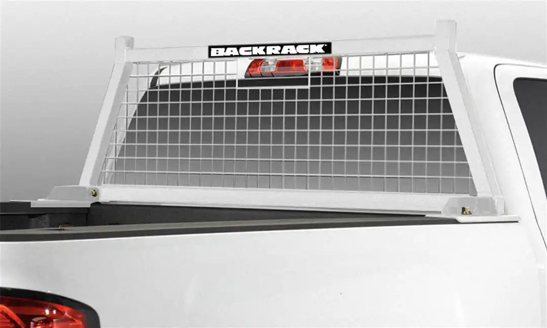 BackRack 10740W Headache Rack Safety Rack For Utility Body Mesh Powder Coated Wh