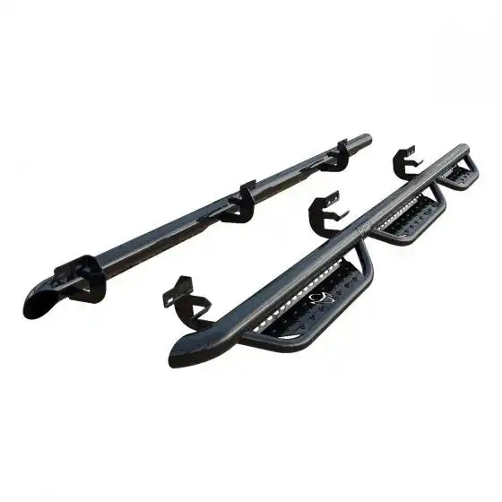 Ranch Hand RSD101C6B6S Nerf Bar - Truck Wheel to Wheel With Drop Down Steps With Be