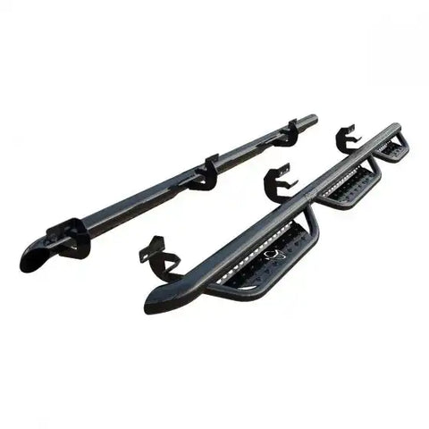 Ranch Hand RSD101C6B6S Nerf Bar - Truck Wheel to Wheel With Drop Down Steps With Be