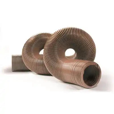 Camco 39661 Sewer Hose 15 Foot Length 26 Inch Compressed Length 15 Mils HTS ™ Vinyl Brown Hose