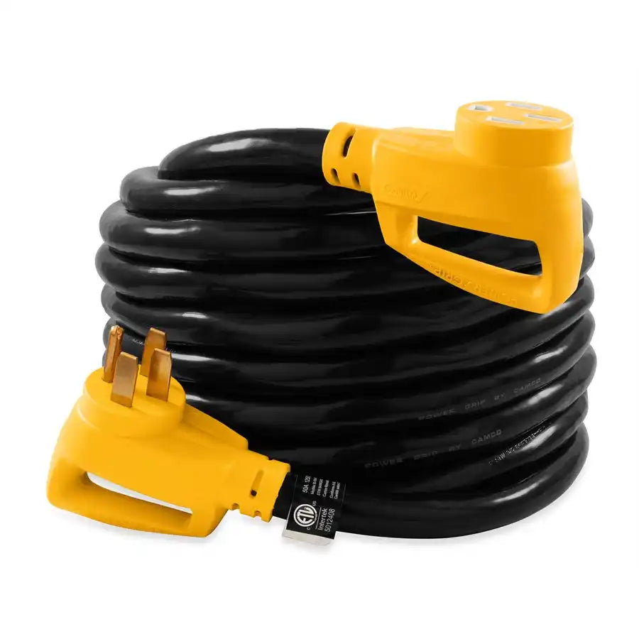 Camco 55195 Power Cord Power Grip ™ Power Supply Cord STW - 14.50P/ 14.50R 50 Amp