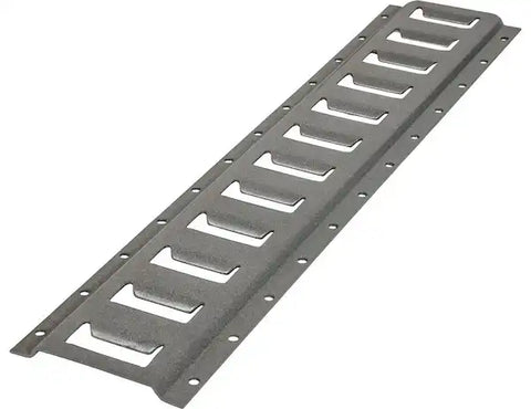 Buyers Products 1903050 Tie Down Track E-Track 10 Foot Length Powder Coated Grey
