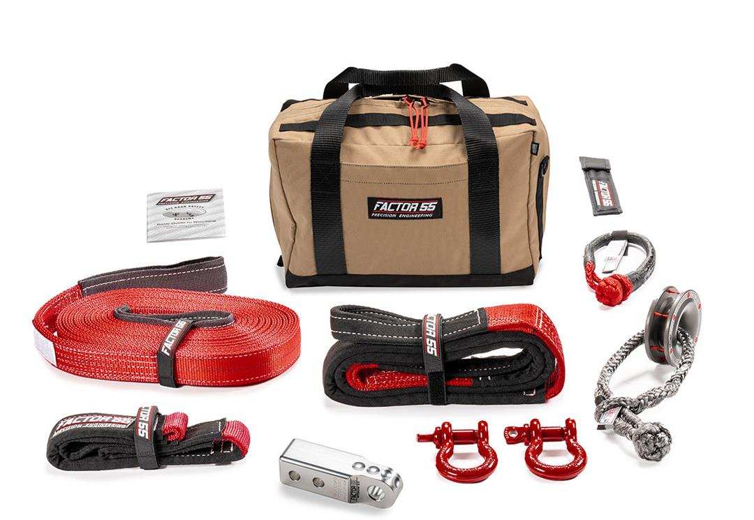 Factor 55 00475-05-MEDIUM Vehicle Recovery Kit Sawtooth Includes 1 Silver HitchLink