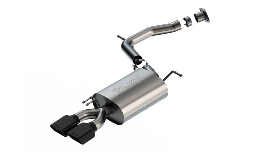 Borla 11979BC Exhaust System Kit S-Type Axle Back System T-304 Stainless Steel Wit