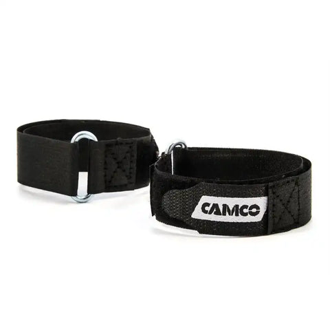 Camco 42503 Awning Arm Safety Strap Set of 2 Velcro ® Straps 12 Inch Length With English Language Package