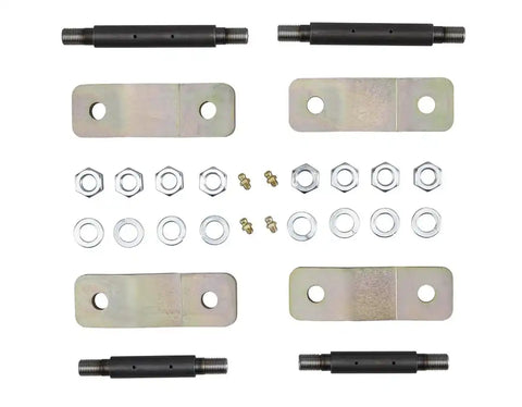 ARB OMEGS12 Leaf Spring Shackle 0 Inch Lift Greaseable Without Bushings Set of 2