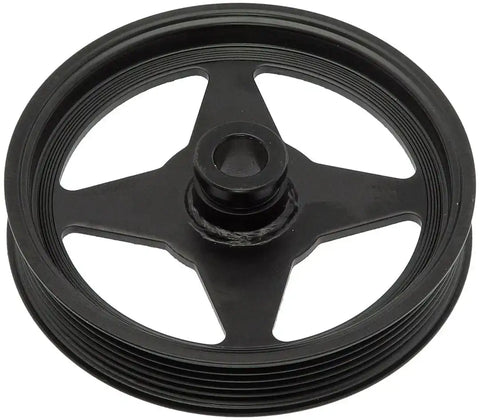 Dorman 300-010 Power Steering Pump Pulley OE Solutions ™ OE Replacement 6 Groove Serpentine Belt Black Steel
