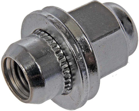 Dorman 712-306 Lug Nut AutoGrade ™ M12 - 1.50 Thread Flush Seat Mag Lug 1.470 Inch Overall Length 13/16 Inch Hex Size Chrome Plated Silver Steel Clamshell Set of 4