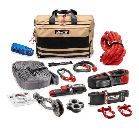 Factor 55 00480-02 Vehicle Recovery Kit Borah Includes 2 Crosby Shackles 3/4 Blue/ 