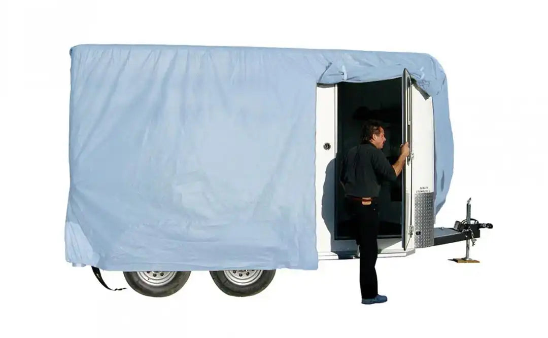 Adco 46003 Horse Trailer Cover SFS AquaShed  For Bumper Pull Trailers Fits 12 Foo
