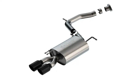 Borla 11980BC Exhaust System Kit S-Type Axle Back System T-304 Stainless Steel Wit