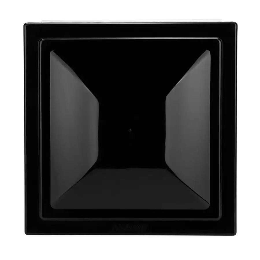 Camco 40172 Roof Vent Lid For 14 Inch x 14 Inch Vents Elixir Manufactured Prior To 1994 Black Polycarbonate
