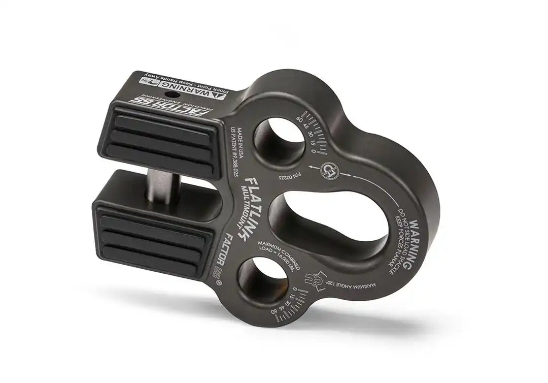 Factor 55 00225-06 Winch Cable Shackle Mount FlatLink Fits 3/4 Inch Screw Pin Hook