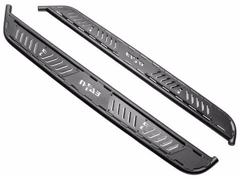 N-Fab NBJ184-TX Running Board Roan Powder Coat Textured Black Steel Unlighted R
