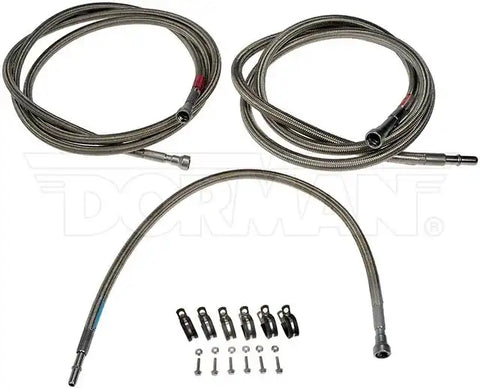 Dorman 819-815 Fuel Line OE Solutions ™ OE Replacement 99-1/2 Inch/ 29-1/4 Inch/ 102-3/4 Inch Length 13.5 Millimeter/ 16 Millimeter Outer Diameter Plastic/ Metal Silver