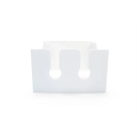 Camco 57203 Toothbrush Holder Pop-A-Toothbrush Holds 2 Toothbrushes With Double Sided Tape For Mounting White