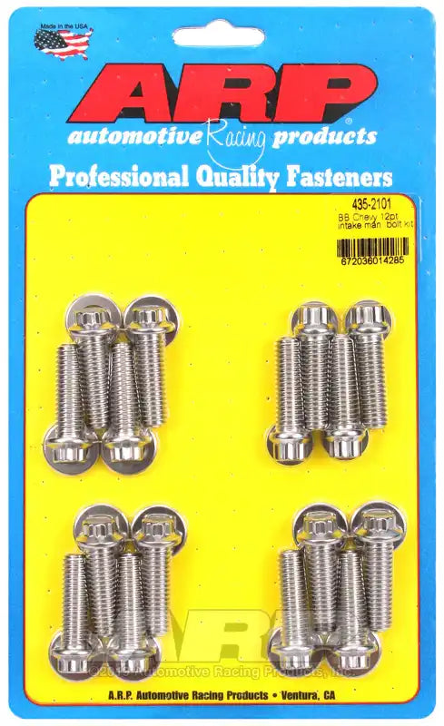 ARP Auto Racing 435-2101 Intake Manifold Bolt For Use With Chevy 396/ 454 Cubic Inch
