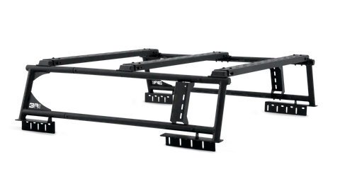 Body Armor TK-6125 Bed Cargo Rack Overlander Bolt On Use Existing Bed Rails Black