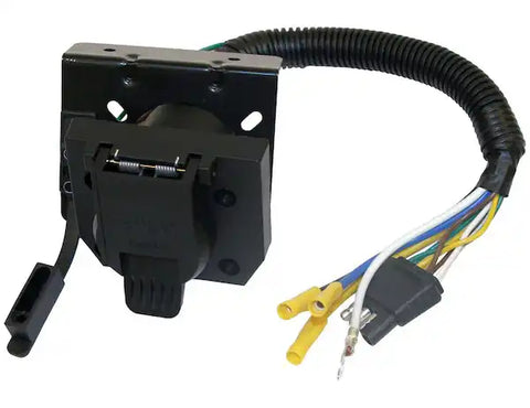 Buyers Products TC1474P Trailer Wiring Connector Trailer Side 7-Way Dual Plug Incl