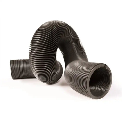 Camco 39601 Sewer Hose 10 Foot Length 14 Inch Compressed Length 12 Mils HTS ™ Vinyl Black Hose