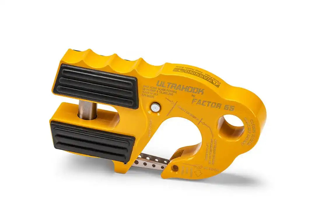 Factor 55 00250-03 Winch Clevis Hook Ultra Hook For Up To 3/8 Inch Diameter Rope Or