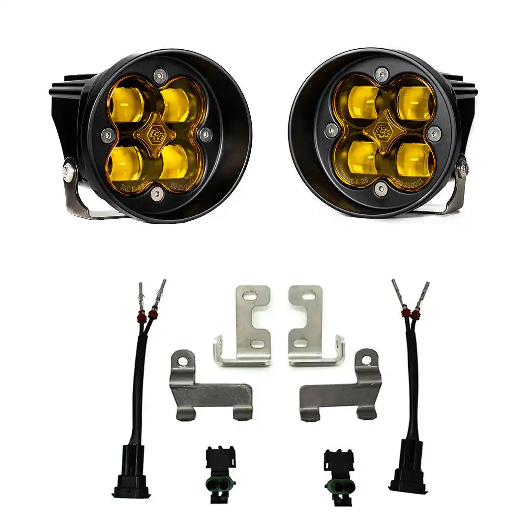 Baja Design 447642 Driving/ Fog Light Squadron-R SAE LED Round 29 Watt Fog Beam