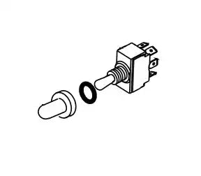 Barker Mfg. 736-0009 Trailer Tongue Jack Switch For High-Power 3500 Pound Lift Capac