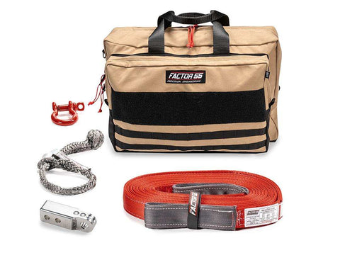 Factor 55 00485-05-LARGE Vehicle Recovery Kit Owyhee Includes 1 Silver HitchLink 2.