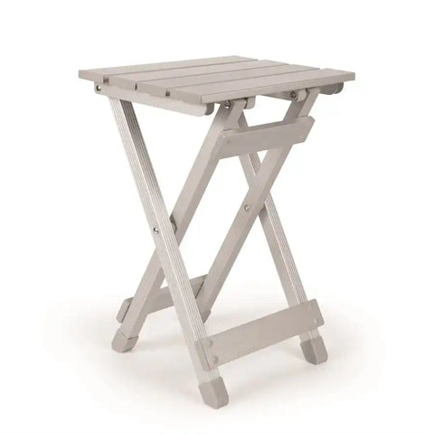 Camco 51890 Table 12 Inch Length x 9-3/4 Inch Width x 16-1/2 Inch Height 130 Pound Weight Capacity Folding Aluminum