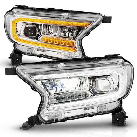 ANZO USA 111614 Headlight Assembly LED Bulb Projector Beam With Initiation/ LED Day