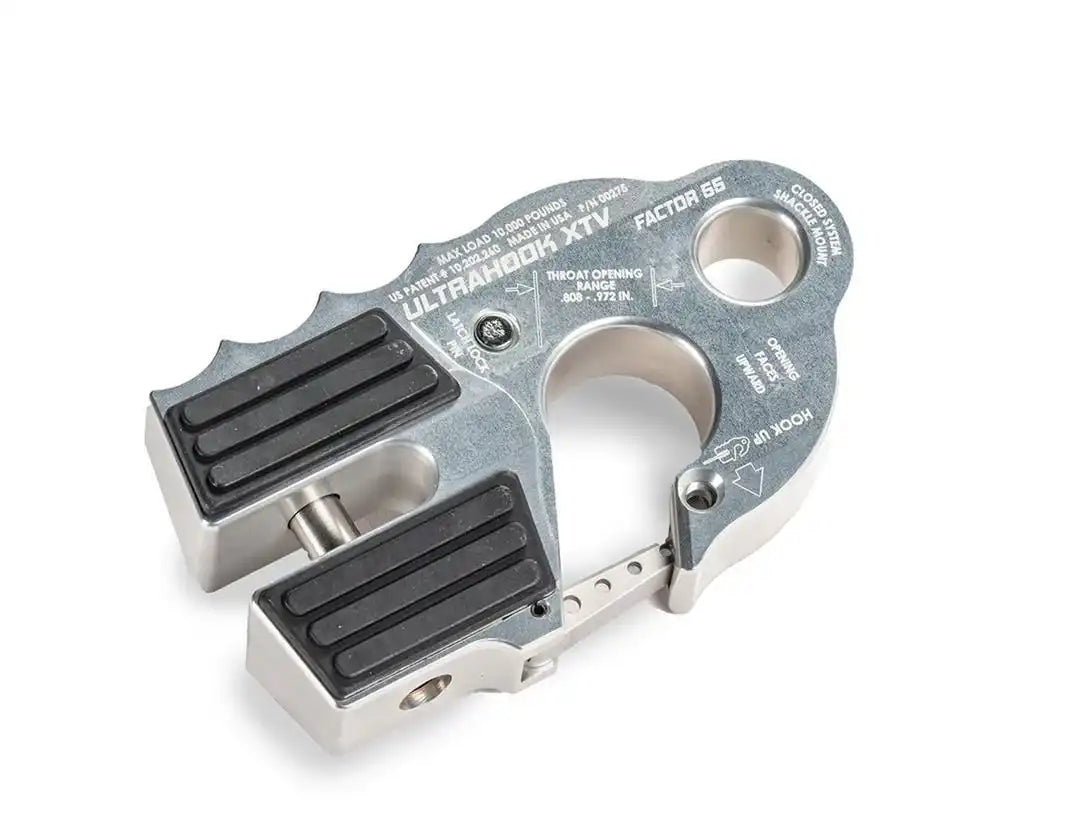Factor 55 00275-05 Winch Clevis Hook Ultra Hook For Use Wich Wiches Rated 4500 Poun