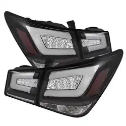 Spyder Automotive 5076595 Tail Light Assembly LED Clear Lens Black Housing Uses O