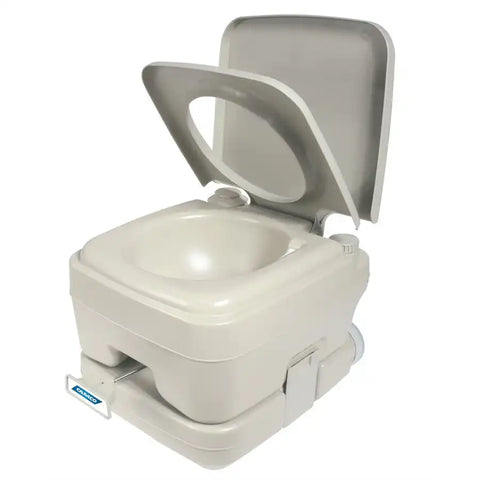 Camco 41531 Toilet Portable 2.5 Gallon Bellows Pump Flush Control Pull Slide Valve Flush