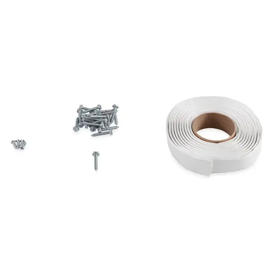 Camco 25013 Roof Vent Installation Kit For Installation of RV Roof Vent/ Side Mount Vent or Refrigerator Vent For Rubber RV Roof White Butyl Tape