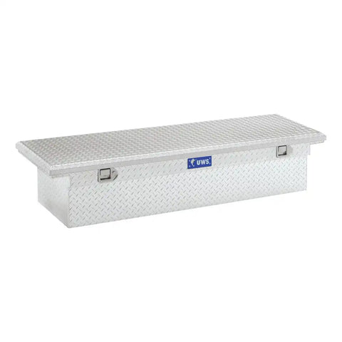 UWS TBS-60-LP Tool Box Crossover Low Profile Single Lid Diamond Tread Bright Alu