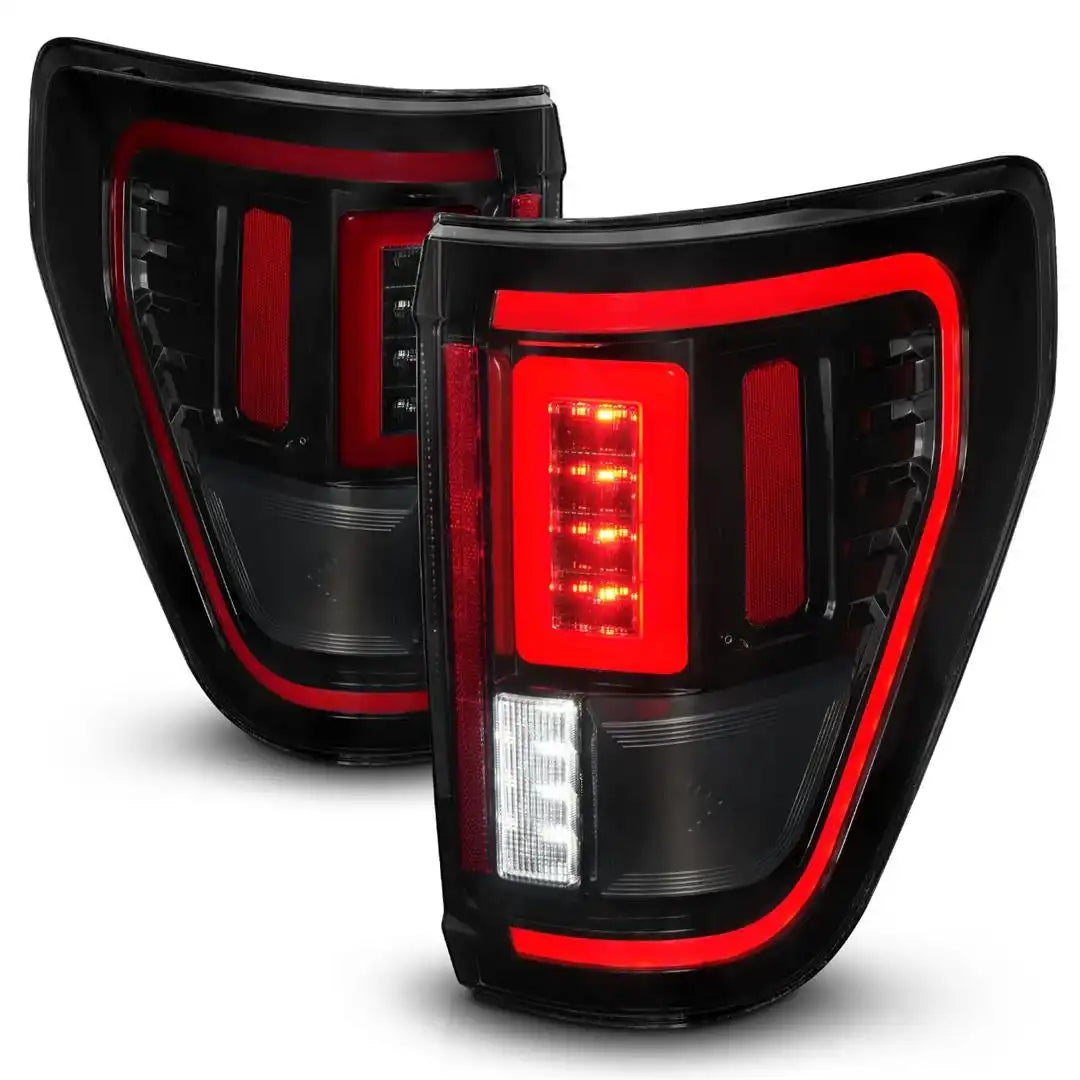 ANZO USA 311474 Tail Light Assembly LED Smoke Lens Black Housing Red Brake Light/