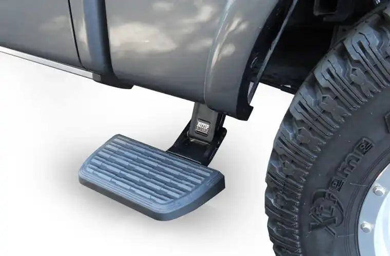 Amp Research 75421-01A Truck Step BedStep 2  Side Mounted Single Flat Step 300 