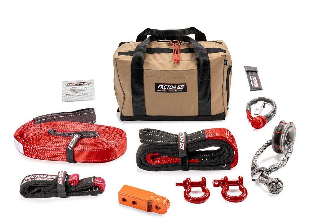 Factor 55 00475-07-MEDIUM Vehicle Recovery Kit Sawtooth Includes 1 Orange HitchLink