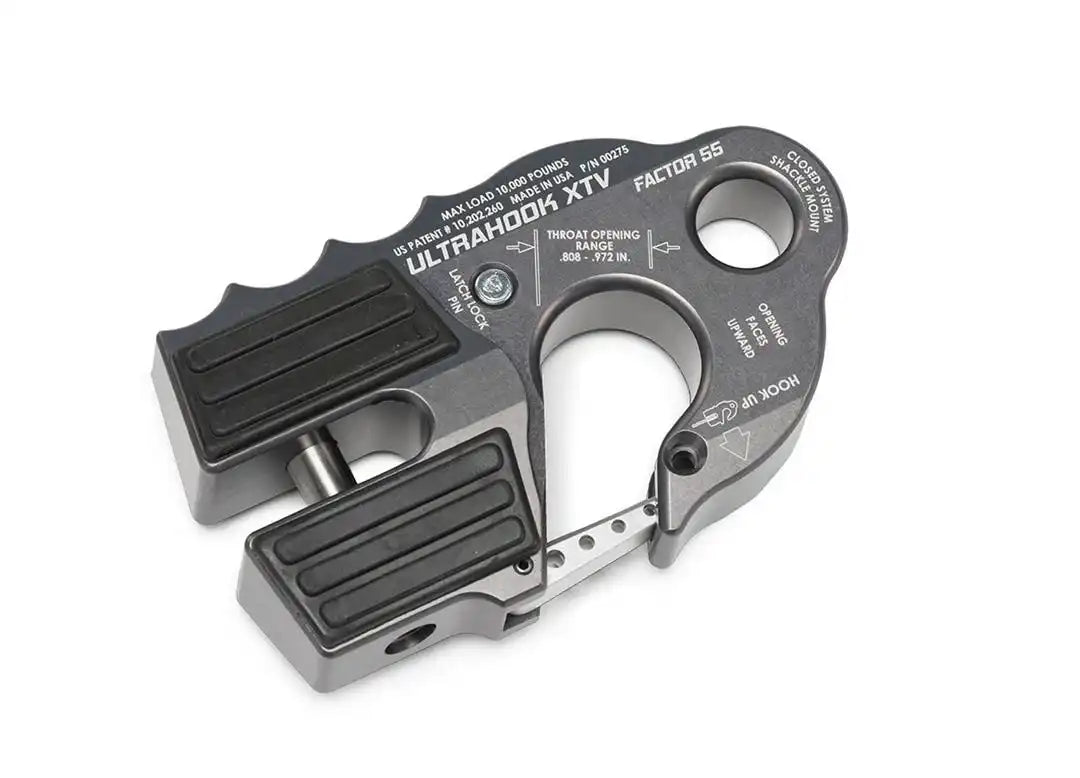 Factor 55 00275-06 Winch Clevis Hook UltraHook XTV For Use Wich Wiches Rated 4500 P
