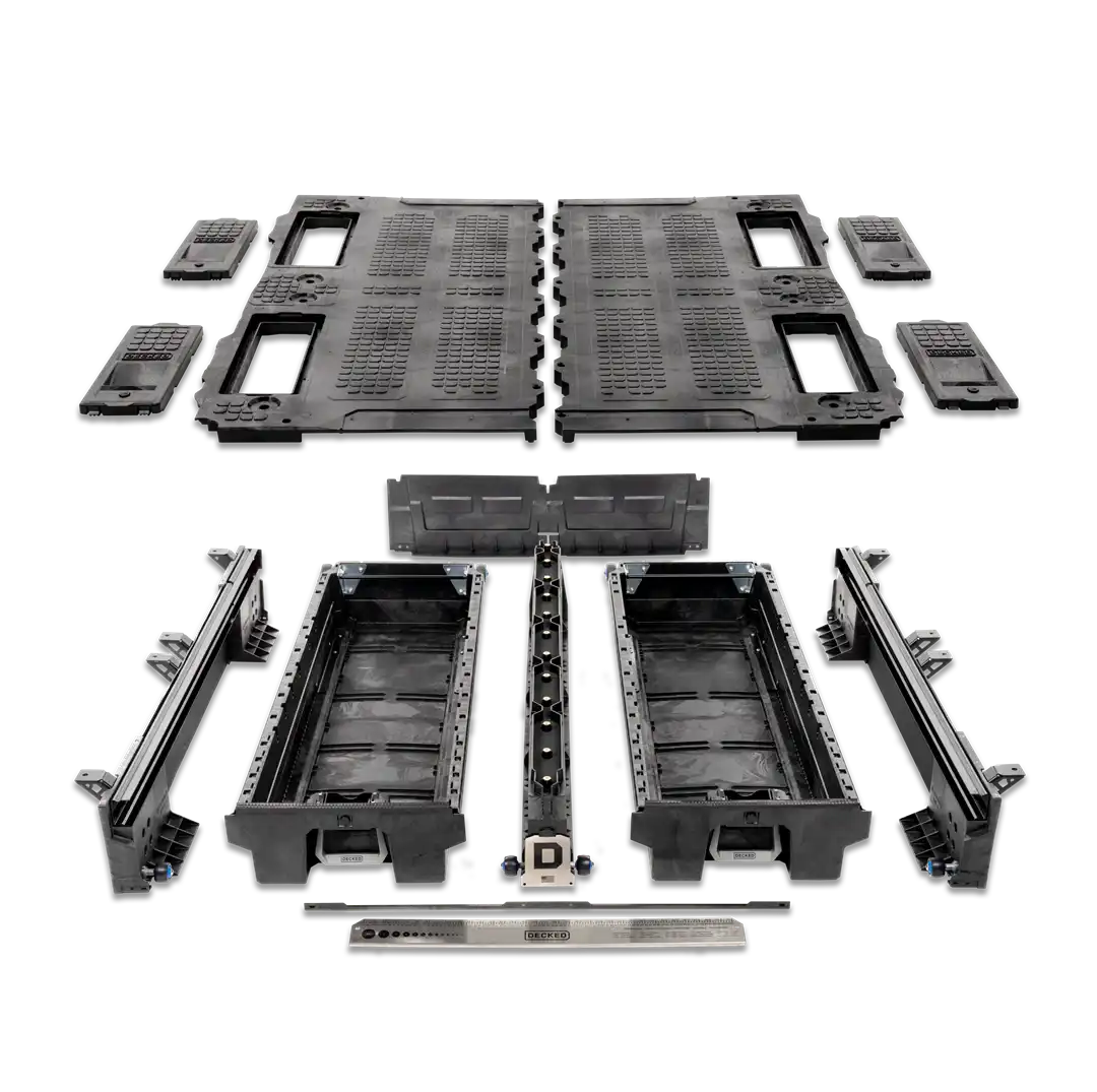 Decked XG6 Bed Drawer 2000 Pound Load Capacity Full Bed Deck Unit/ 200 Pound Load Ca