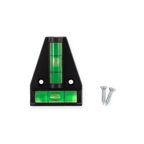 Camco 25543 RV Level Bubble Type Side-to-Side and Front- to-Rear Leveling Self Adhesive Mount or Screw On Mount Single