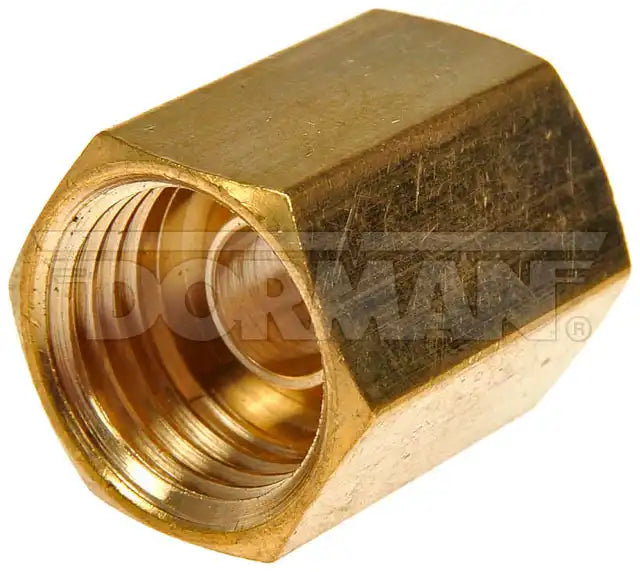 Dorman 490-332 Coupler Fitting AutoGrade ™ 5/16 Inch Inverted Flare Straight Without O-Ring Brass Set Of 5 Boxed