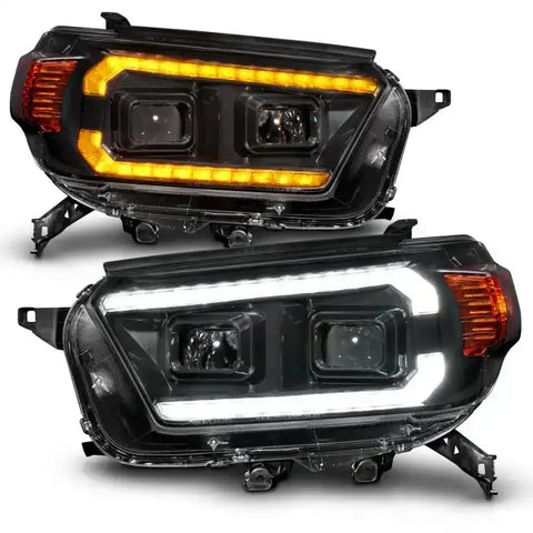 ANZO USA 111602 Headlight Assembly Halogen Bulb Projector Beam With Plank Style Swi
