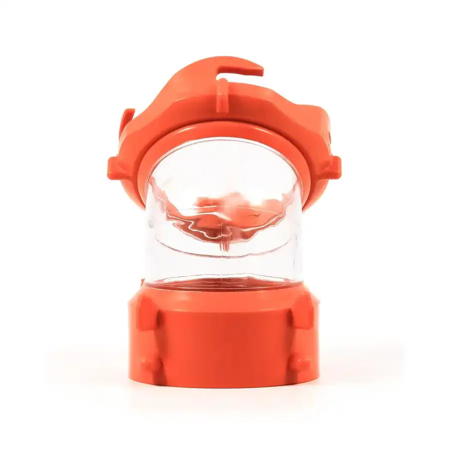 Camco 39847 Sewer Hose Connector RhinoFLEX ™ For Connecting Sewer Hose to Dump Station 45 Degree Swivel Lug and Bayonet Fittings Clear