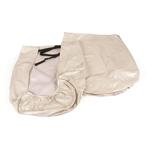 Camco 45333 Tire Cover Single Tire Cover For 30-32 Inch Tires Slip On Colonial White