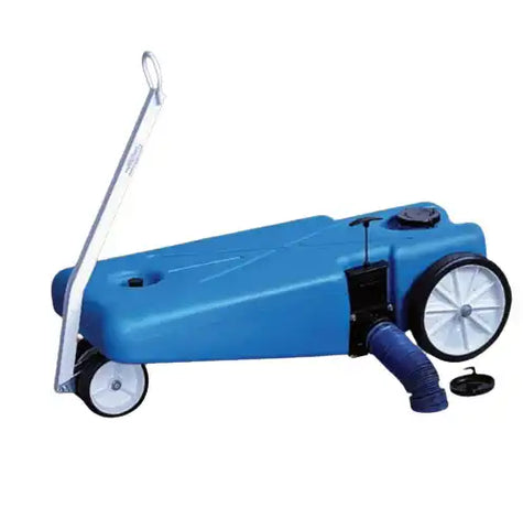 Barker Mfg. 28191 Portable Waste Holding Tank TOTE-ALONG 16 Gallon Tank 4 Wheel Design 37 Inch Length x 17 Inch Width x 11-1/2 Inch Height